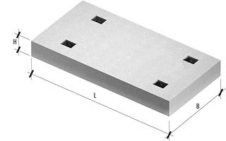 Плита залізобетонна дорожня ПД 2-9.5